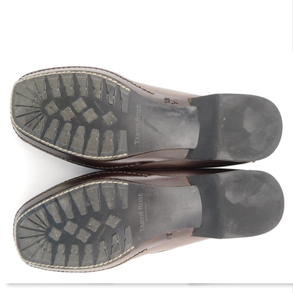 TARYN ROSE Brown Leather Slip On Penny Loafer Flats 42.5 main image 8
